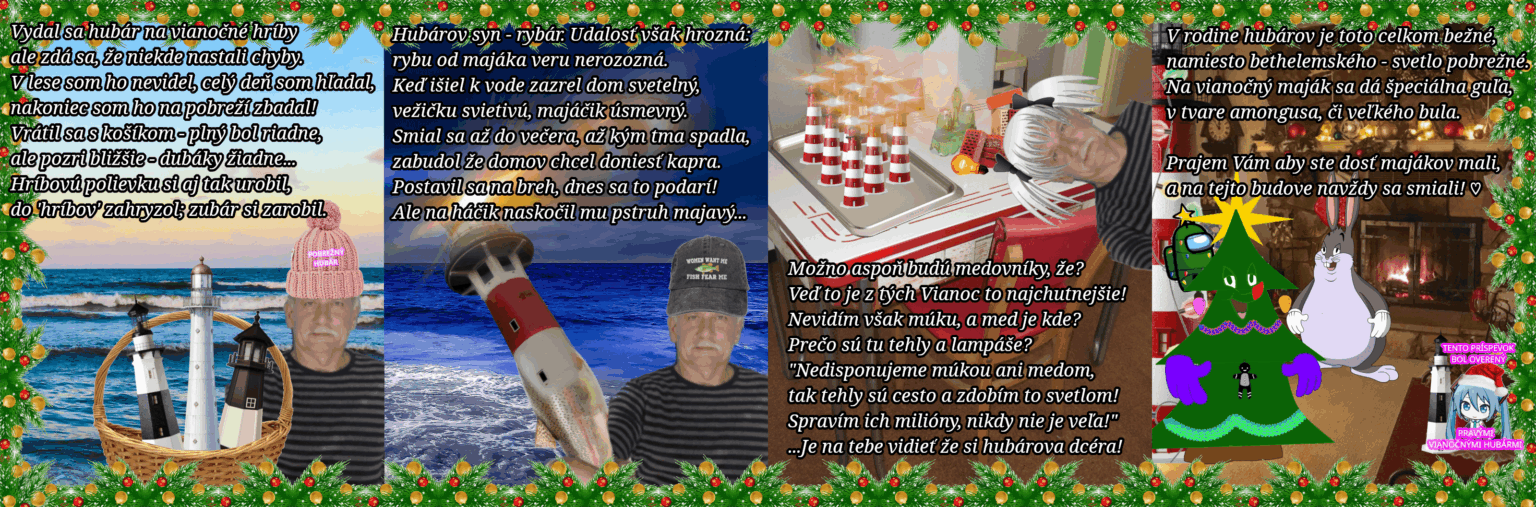 mushroom hunters, I wish you a happy and merry Christmas and good luck with coastal mushroom hunting in the next mushroom season! However, be very careful with carp today, and even more with mushroom soup...