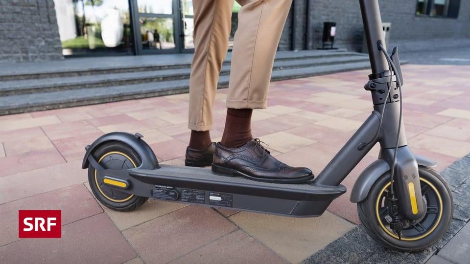 E-scooters that are too fast - rocket scooters cause frowns | Swiss shops sell e-scooters that can go up to 55 km/h. Although only 20 km/h is allowed on the road.