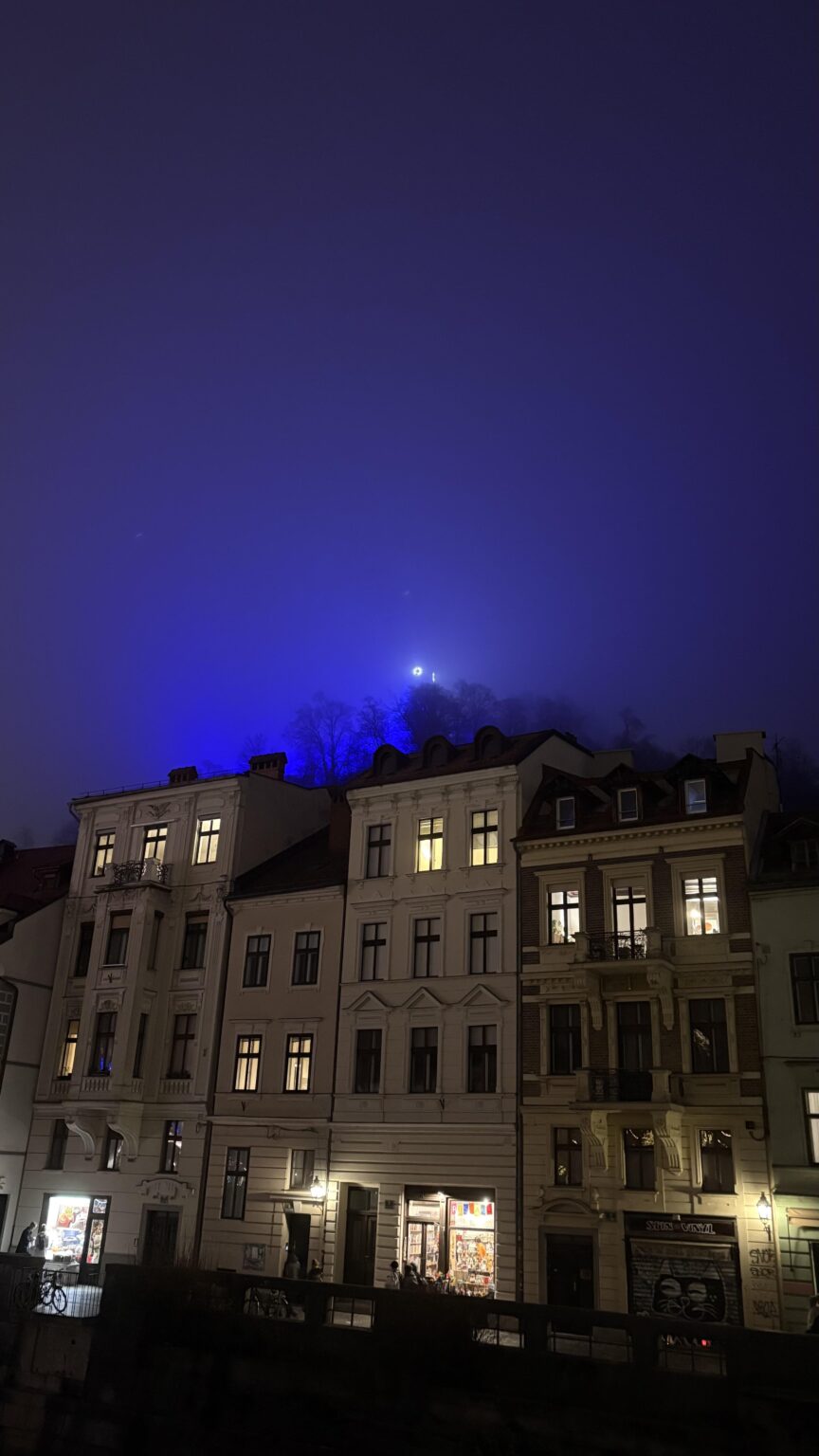 Ljubljana Castle yesterday