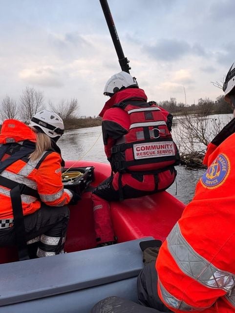 Community Rescue Service volunteers working on Christmas Day.