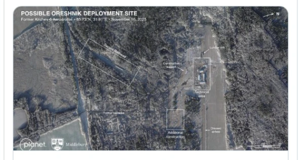 300 kilometers from Latvia, Americans found the Oreshnik nuclear carrier