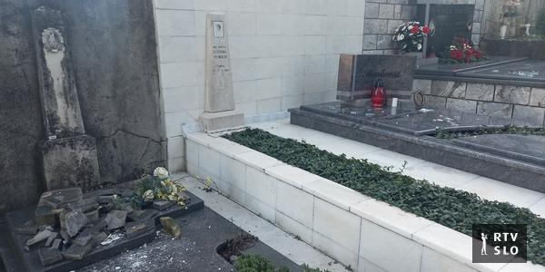 Damaged 110 graves, damage at least 20,000 euros