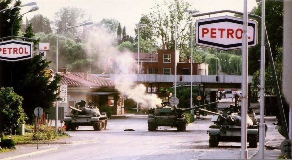 Did the Yugoslav wars affect Slovenia in any way?