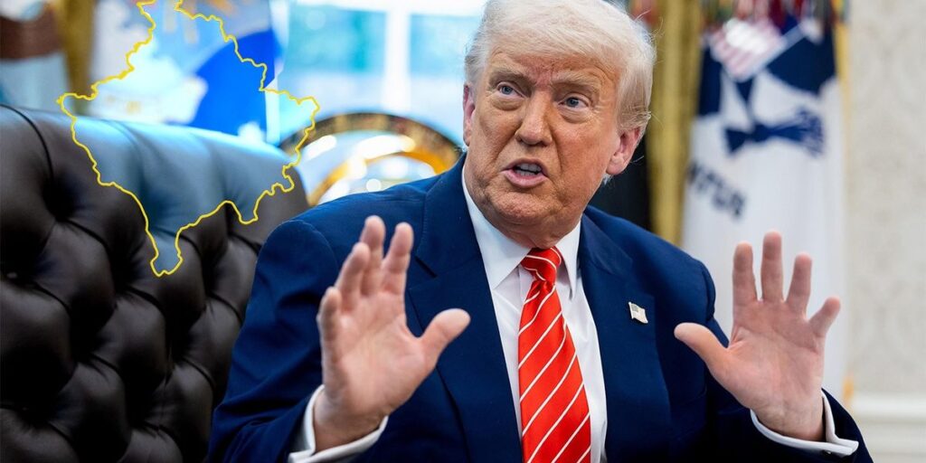Trump shares The Washington Post article: "He prevented the war between Kosovo and Serbia"