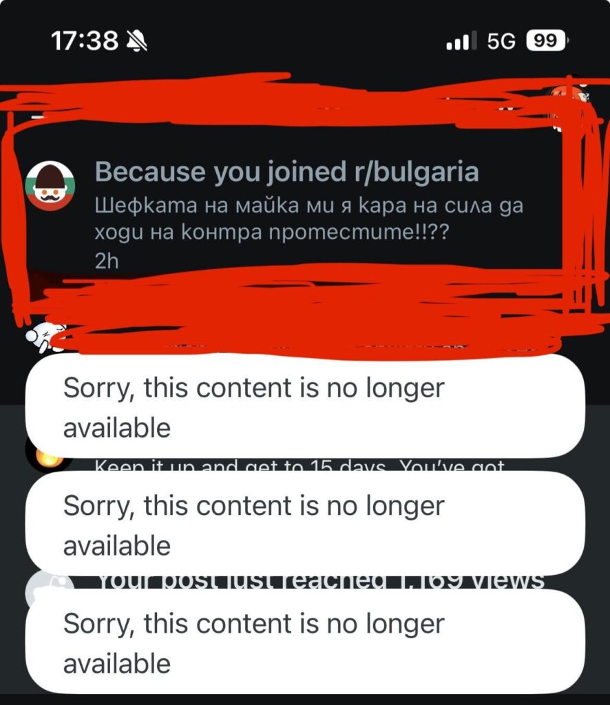 Censorship? Where did this post go?