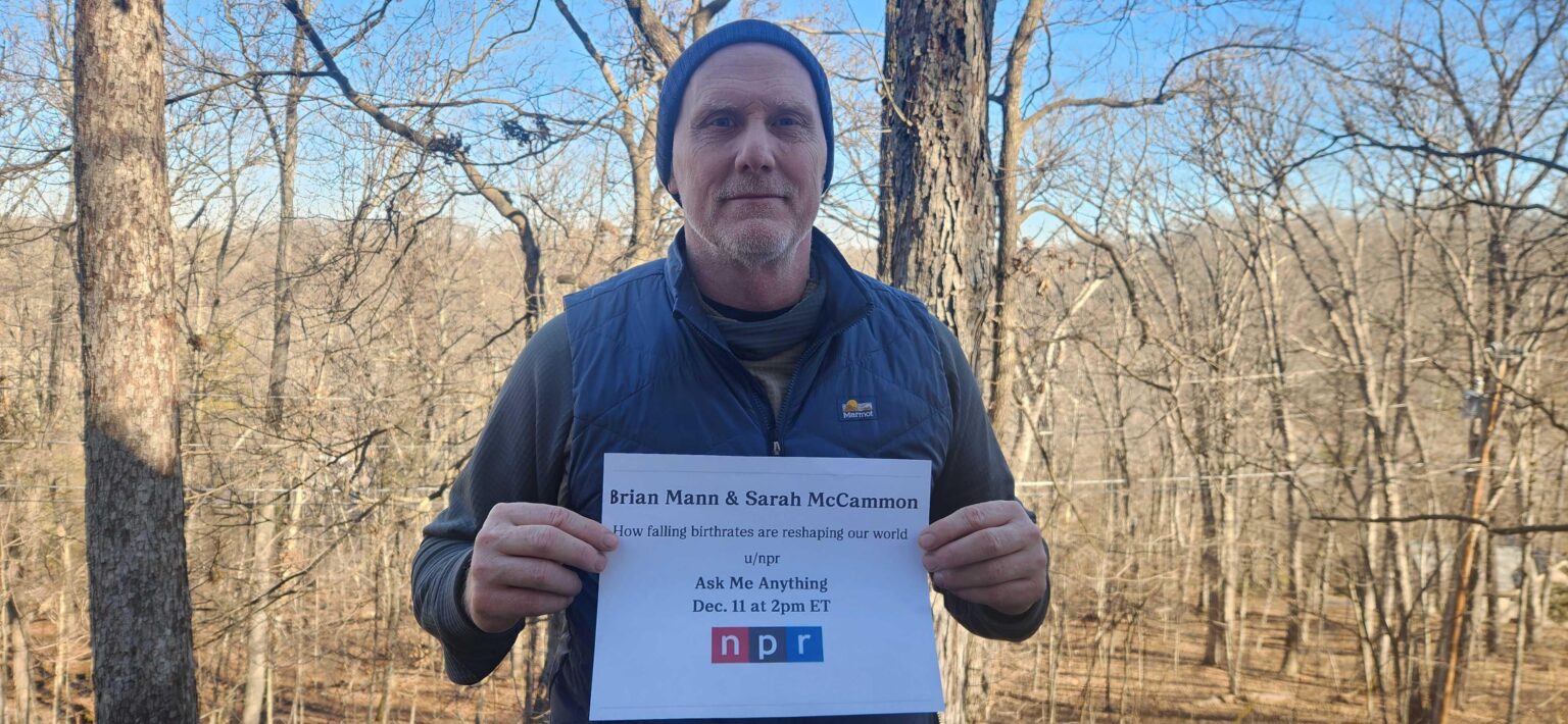 We're Sarah McCammon and Brian Mann, correspondents with NPR. For nearly a year, we’ve investigated why global birthrates are falling, and what that could mean for our future. We’re interested in how millions of individual decisions are reshaping the economy, climate, politics, and more. AMA.