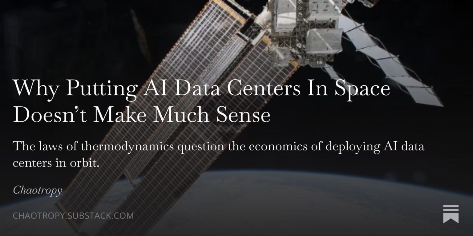 Why Jeff Bezos Is Probably Wrong Predicting AI Data Centers In Space