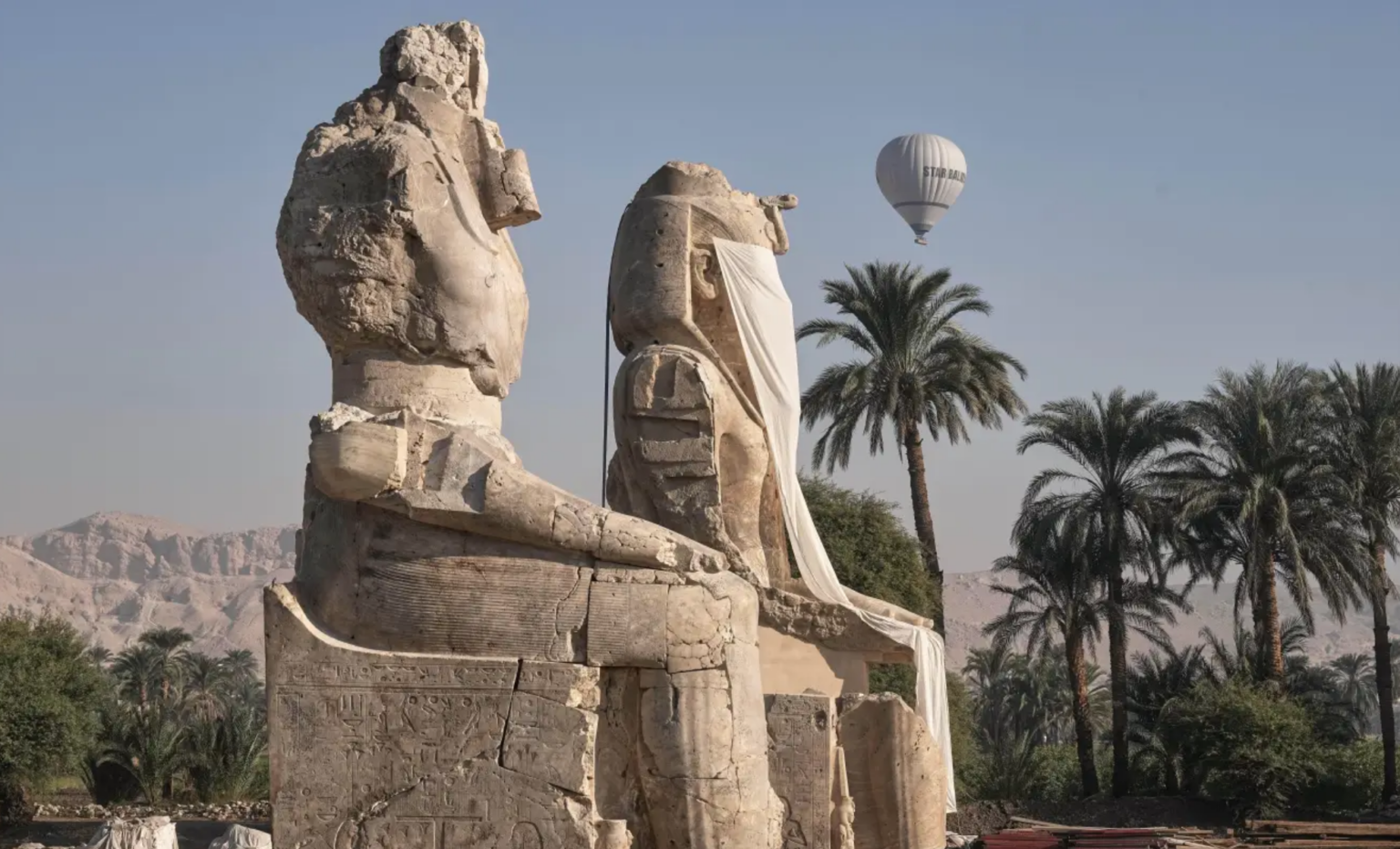 Egypt Unveils Restored Colossal Statues of Pharaoh Amenhotep III in Luxor Egypt Unveils Restored Colossal Statues Of Pharaoh Amenhotep Iii In Luxor