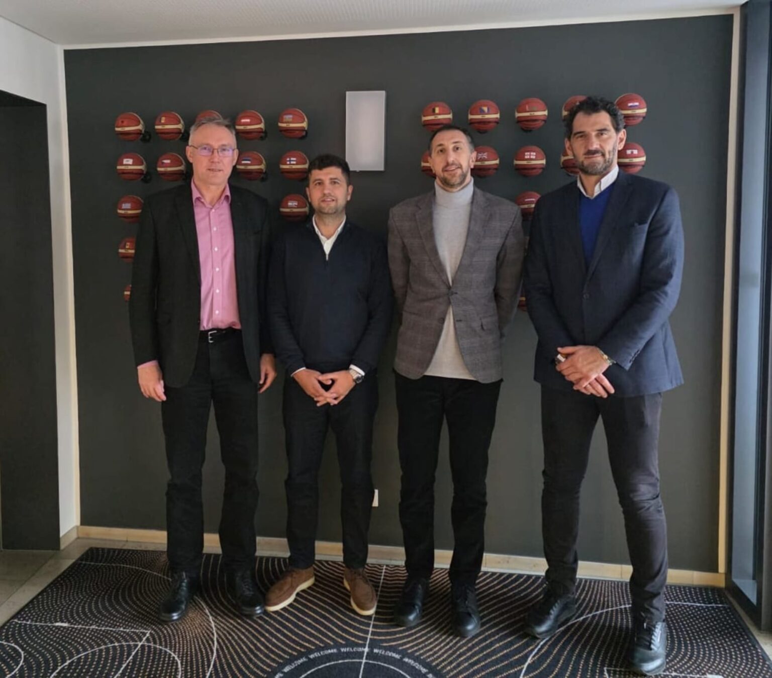 FIBA Europe welcomes North Macedonia Basketball Federation delegation