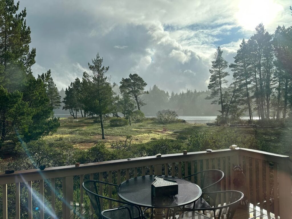 Inspiring view of the lake