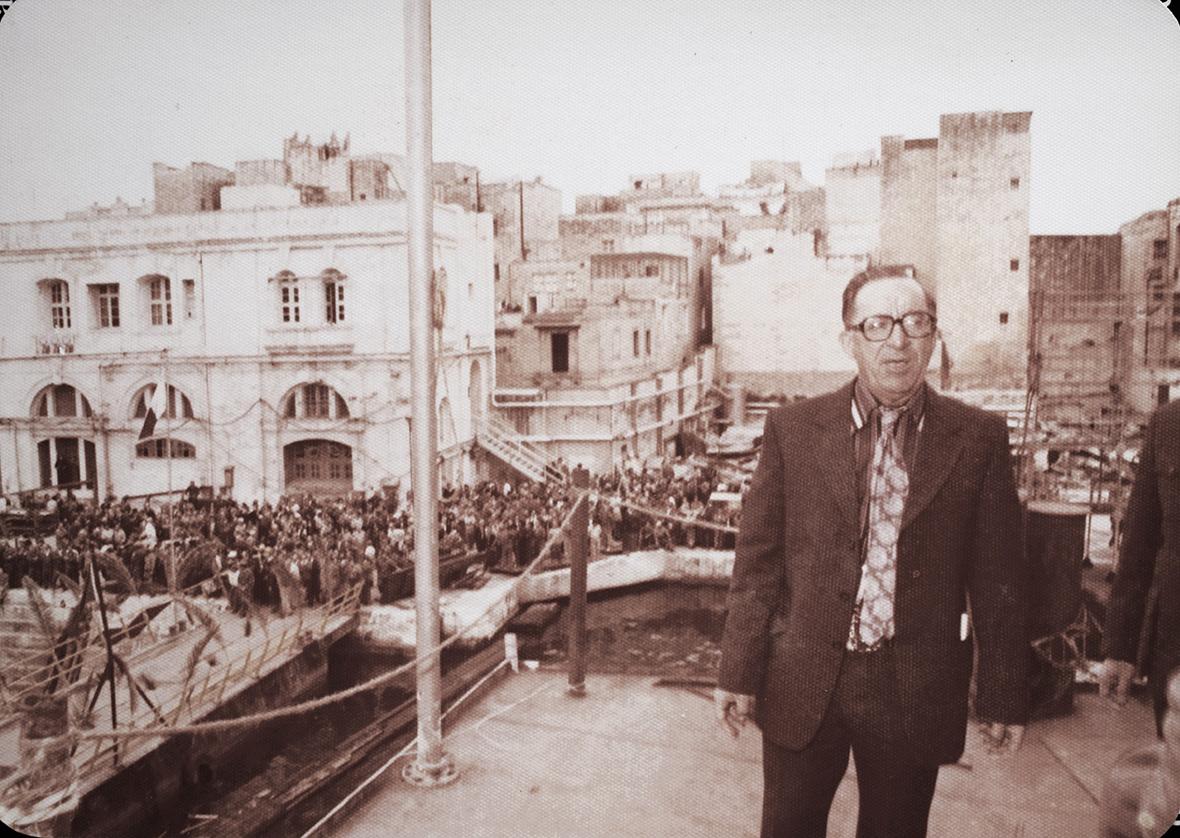 A Labour Party postcard of Dom Mintoff