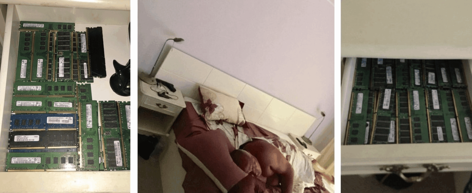 The RAMs from the photos with Borisov's drawer have been confirmed as genuine
