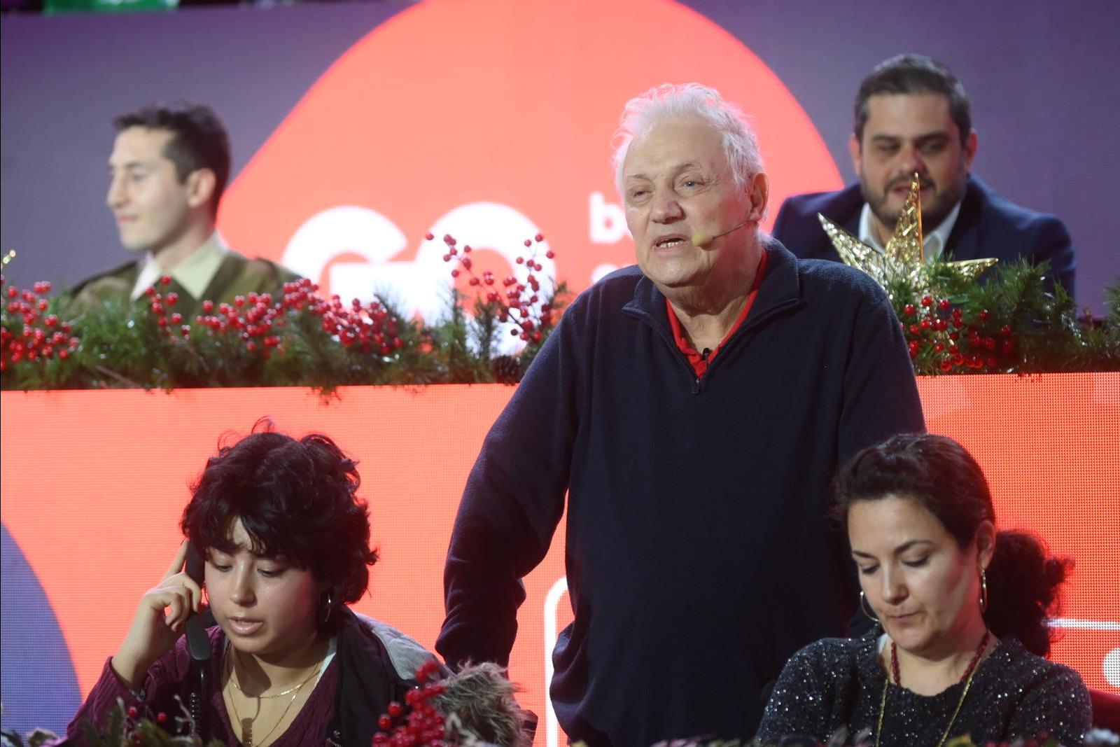 Well-known TV personality Peppi Azzopardi (centre) is hosting the televised fundraiser. Photo: Jonathan Borg.