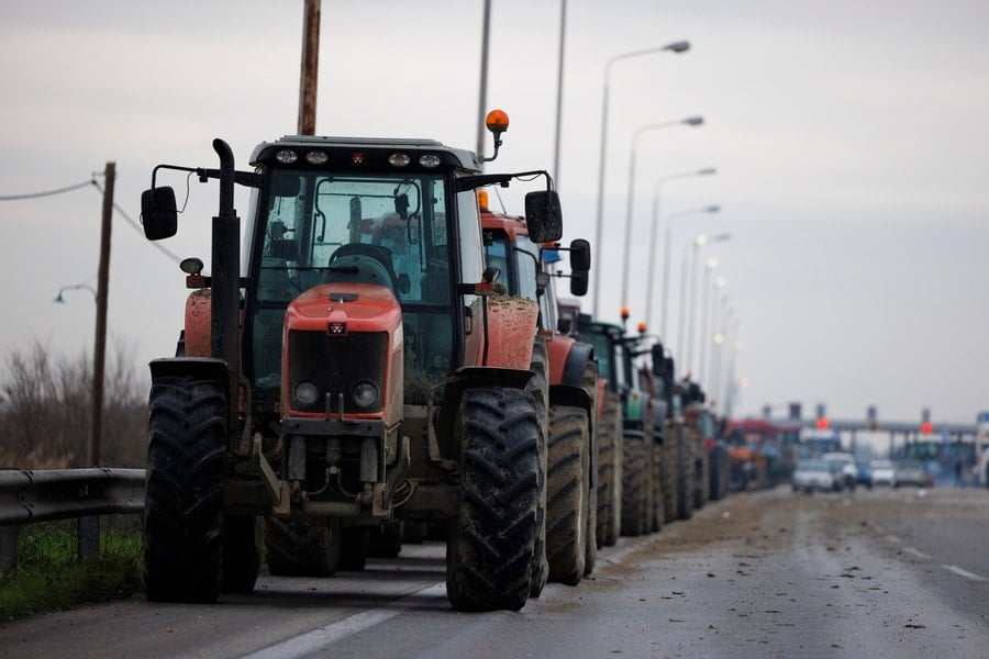 Greek farmers protests