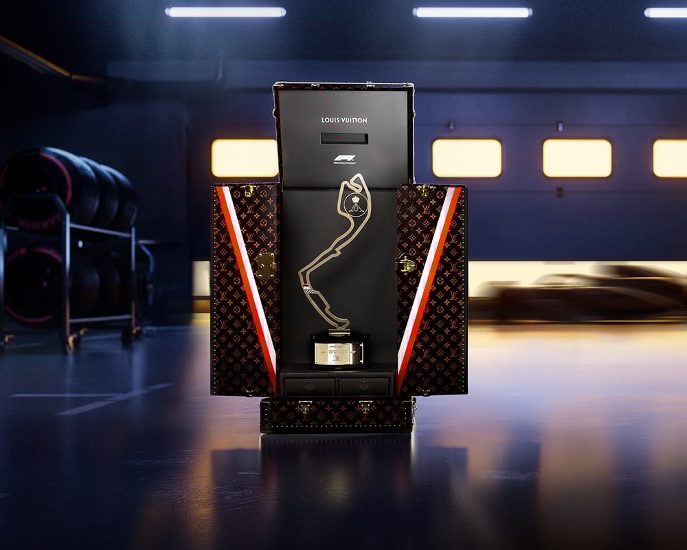 Louis Vuitton's specially designed trunk