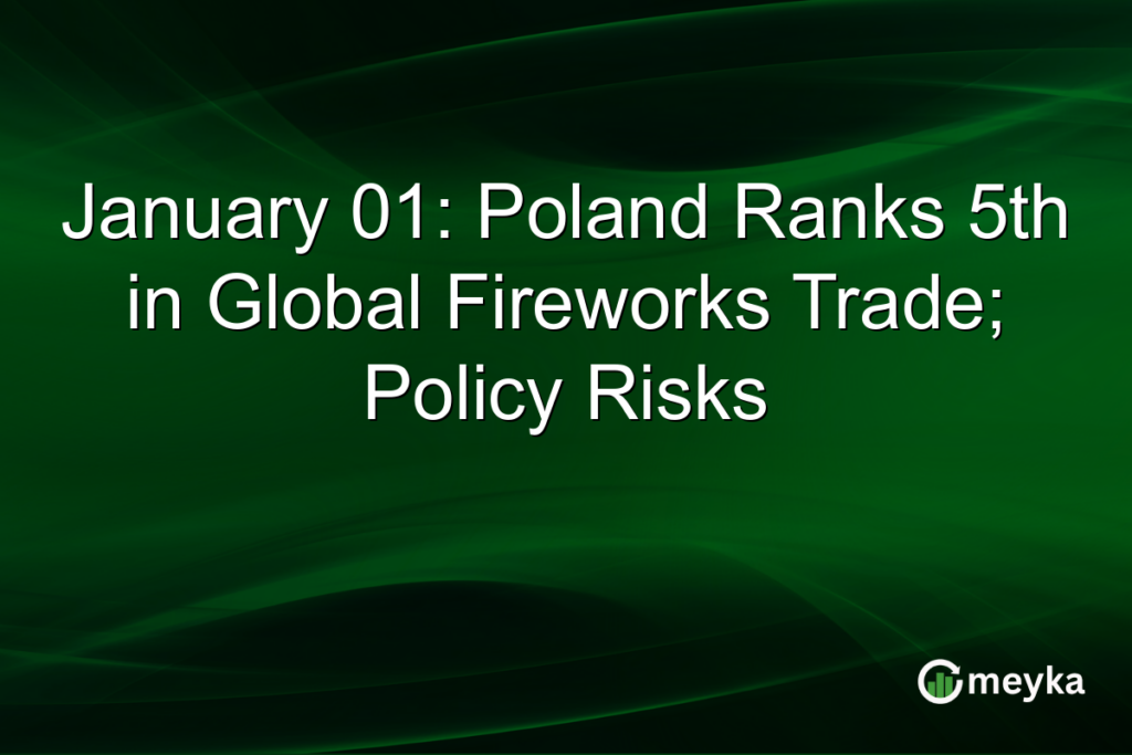 January 01: Poland Ranks 5th in Global Fireworks Trade; Policy Risks