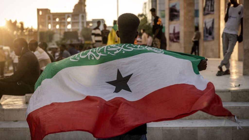 Israel seals recognition deal with breakaway Somalia region A man holds a flag of Somaliland in front of the Hargeisa War Memorial monument in Hargeisa on 7 November 2024. Somaliland's president on 26 December 2025 welcomed Israel's announcement that it was recognising its statehood and said the decision marked the beginning of a “strategic partnership”.