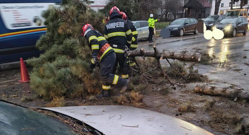 Strong winds and snow batter parts of Romania over Christmas