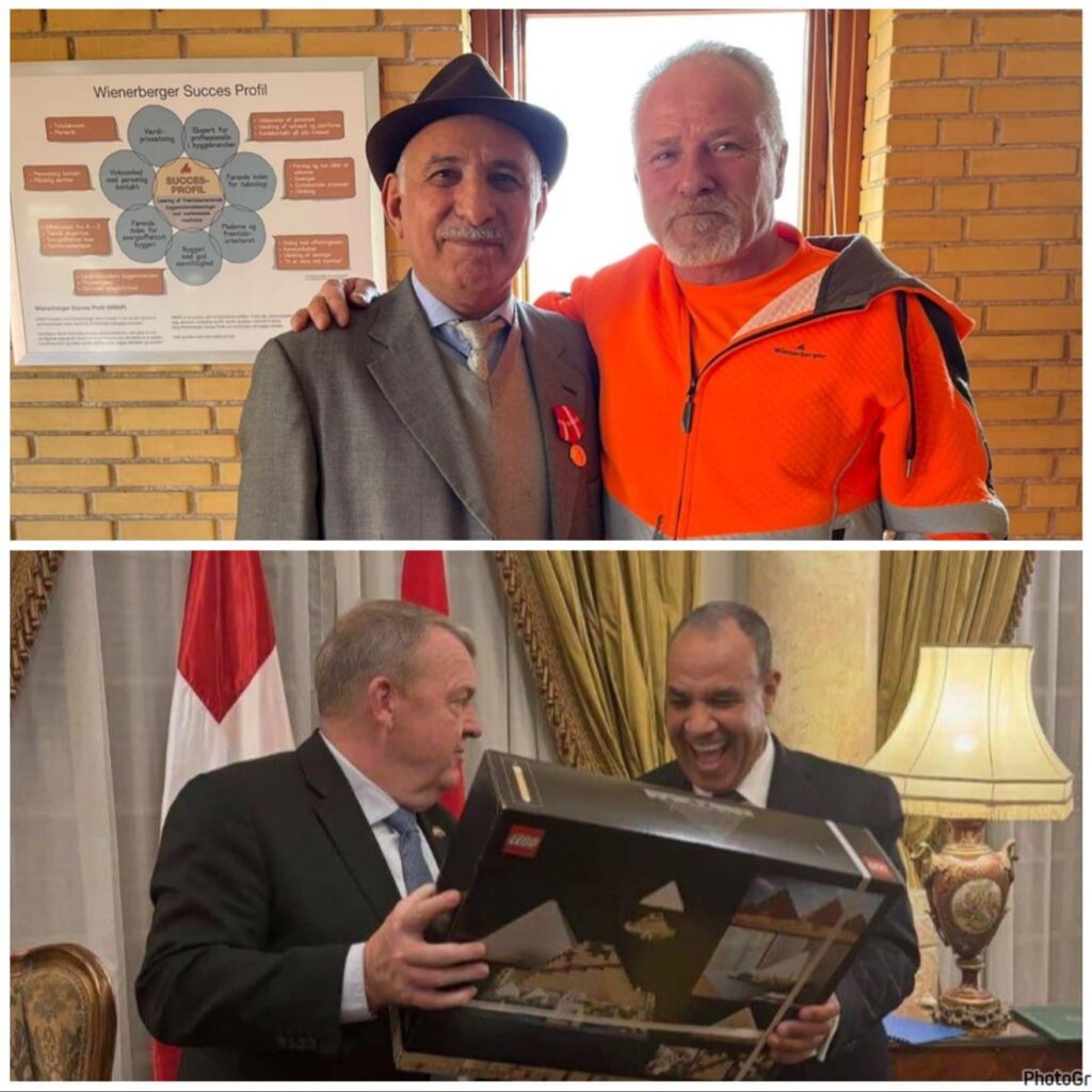 Denmark first awarded a royal medal to a Turk who worked for 41 years, and then the Danish foreign minister gave a Lego Pyramids gift to the Egyptian foreign minister. I love Denmark. Greetings from Türkiye(Turkey). 🇩🇰❤️🤍