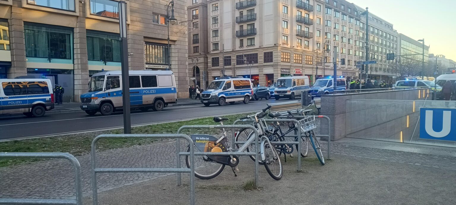 what is happening in Volksawgen gruop 10117, berlin today