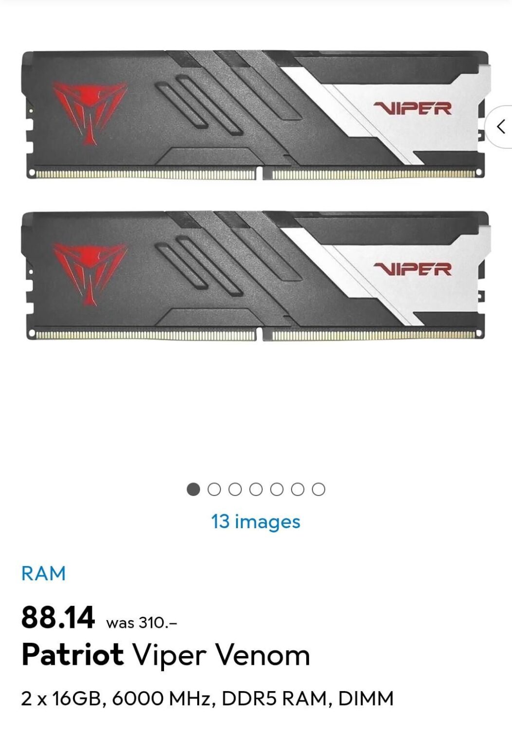 Yesterday on Galaxus I came across this gem. The order has been fulfilled