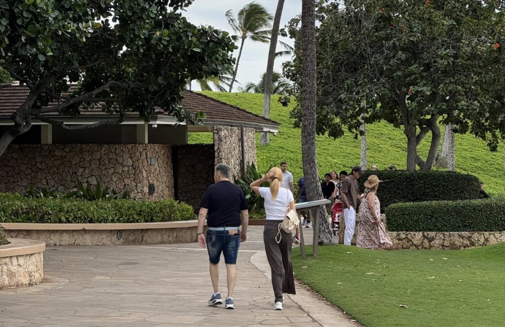 Walking public money at the Four Seasons hotel in Hawaii, to whom the government directed what