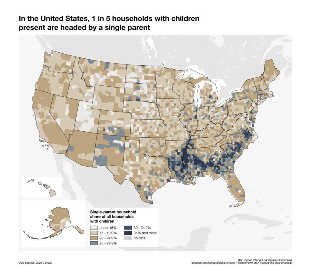 Single Parent Households in the United States