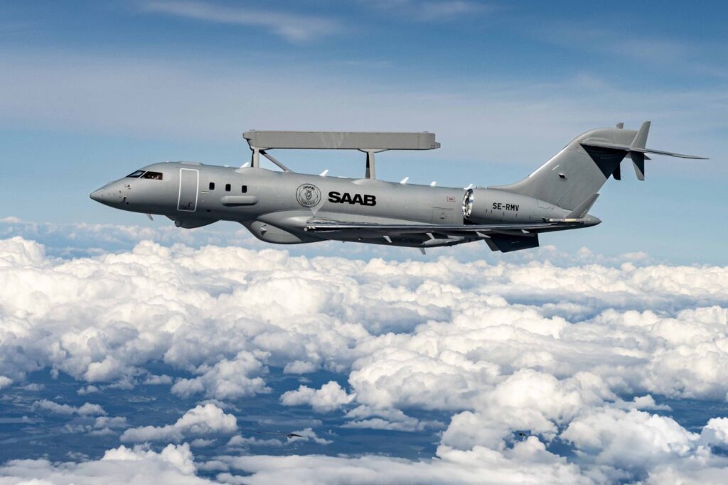 Saab secures $250million contract for two GlobalEye aircraft for France Saab GlobalEye