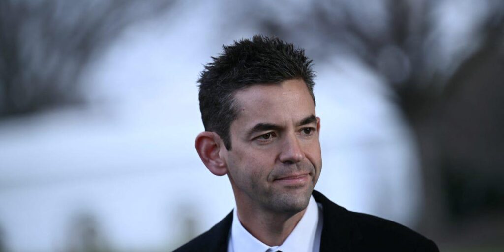 NASA's new boss says the race is on between SpaceX and Blue Origin to build a moon lander