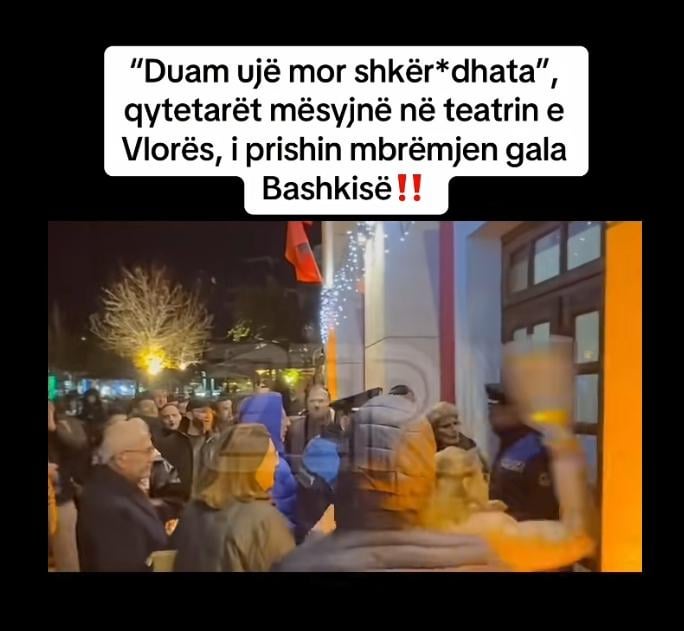 Revolt in Vlore - Citizens disrupt the City Hall gala evening