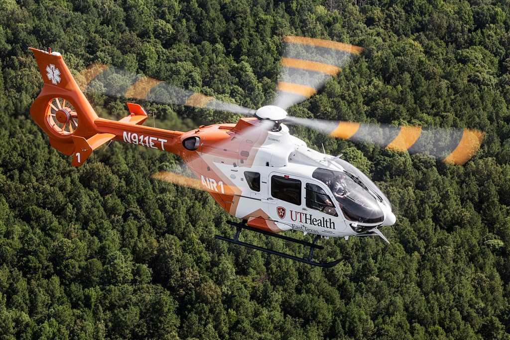 UT Health East Texas AIR 1 celebrates 40 years of life-saving service