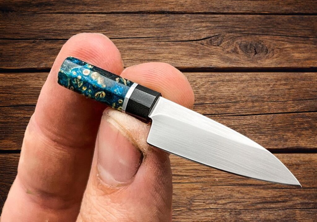 I made a mini Japanese gyuto knife