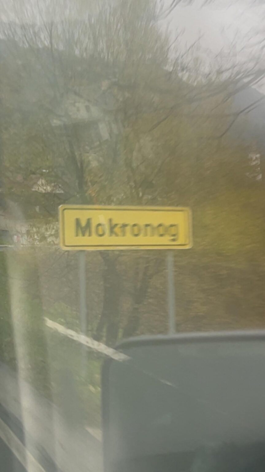 Your favorite Slovenian place name and why is it Mokronog?