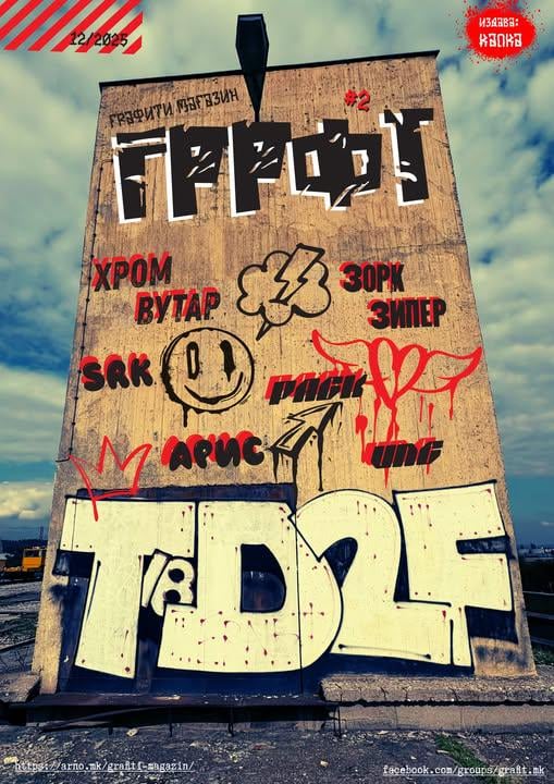 The second issue of the graffiti magazine "Grrft!" is out.