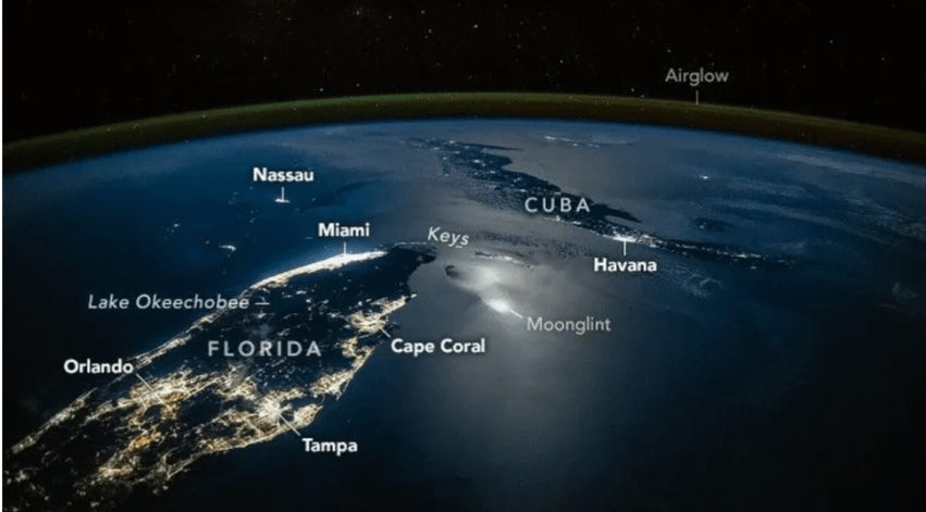 ISS astronaut snaps stunning nighttime photo of Florida and Cuba | Space photo of the day for Dec. 29, 2025