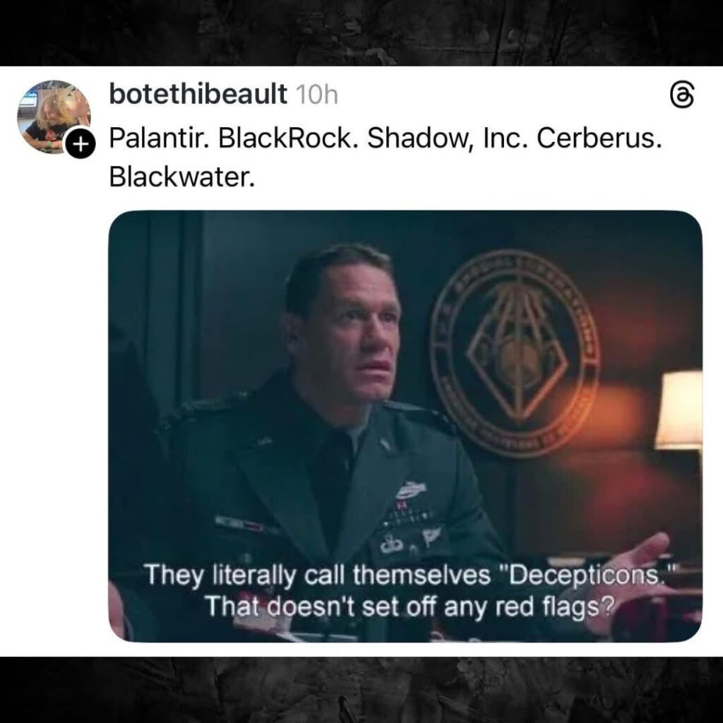 Sounds like a trustworthy group.