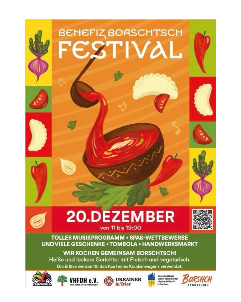 Borscht 4 Ukraine this Sat, Dec 20 Trier