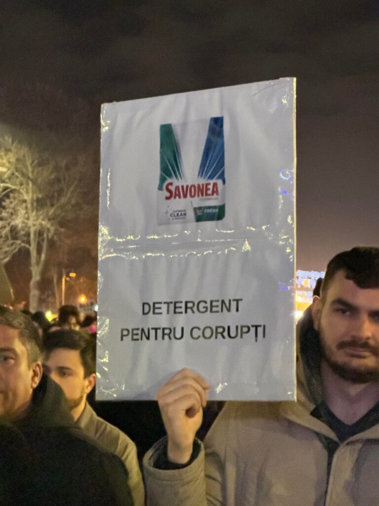 Another evening, again in the street