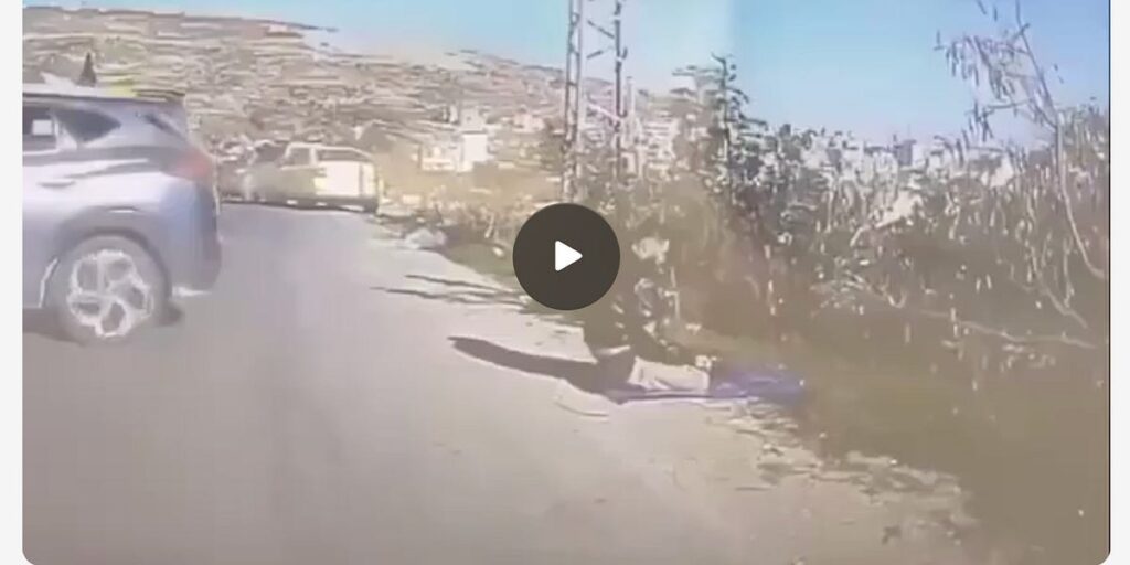 😡 Israel terrorist deliberately runs over Palestinian man as he’s praying. This is normal. And the world does nothing. 😡 Israel terrorist deliberately runs over Palestinian man as he's praying. This is normal. And the world does nothing.