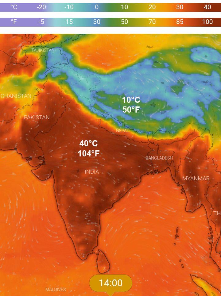 The Himalayan Weather Wall
