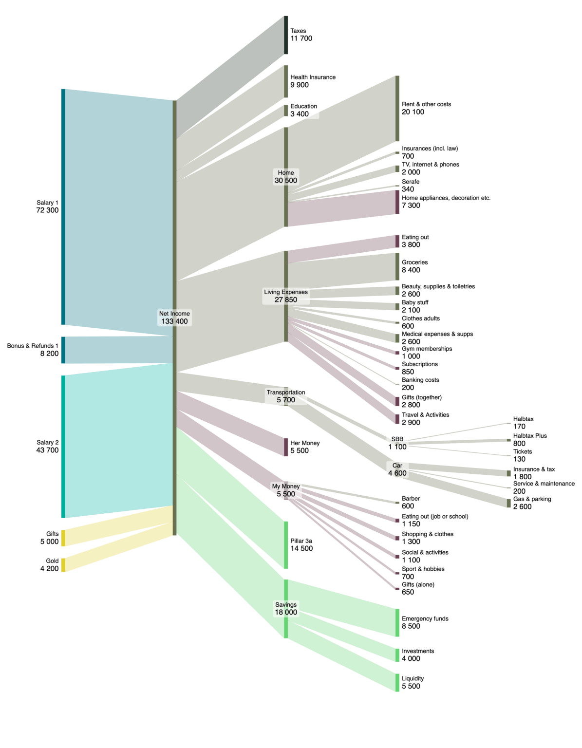 Our 2025 Financial Year (ZH/TG) - Family Finances