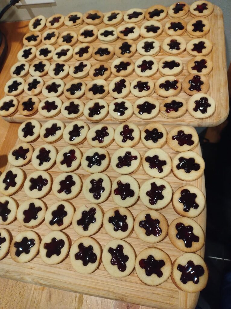 I made 240 cookies
