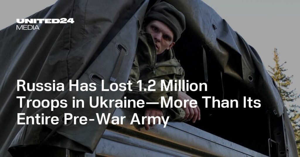 Russia Has Lost 1.2 Million Troops in Ukraine—More Than Its Entire Pre-War Army
