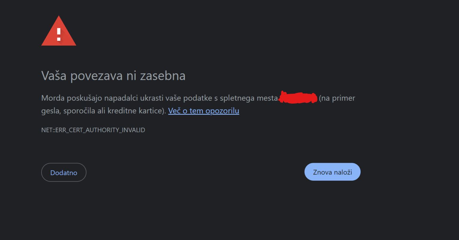 Can anyone explain to me why this warning appears when clicking on every other website in the last six months?