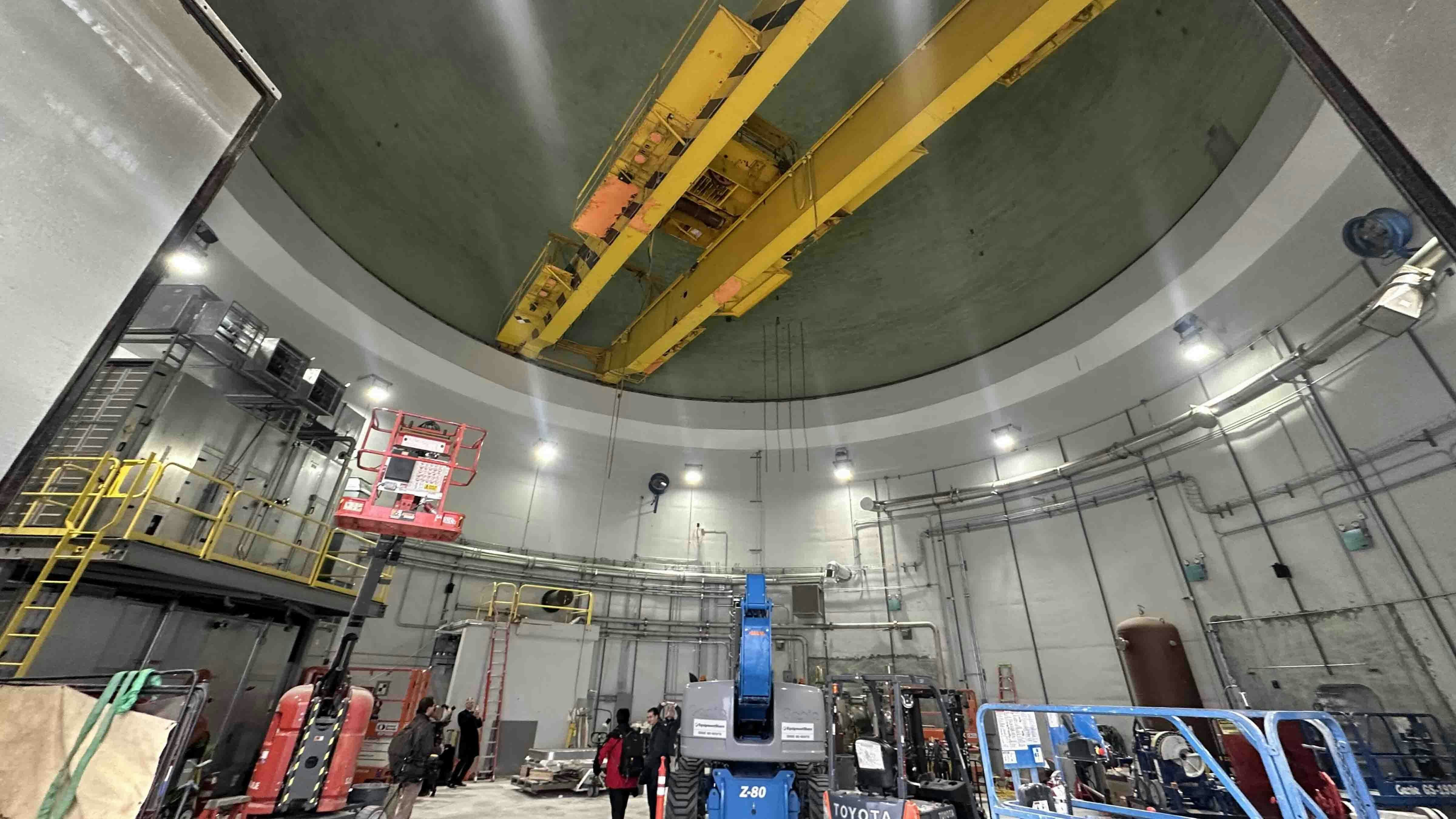 Energy Secretary Chris Wright toured the Idaho National Lab Monday with INL Director John Wagner, U.S. Rep. Mike Simpson (R-Idaho) and Idaho Gov. Brad Little, as a gaggle of press tagged along — including Cowboy State Daily and The New York Times. The group walked through the DOME facility, where the microreactor manufacturer Radiant plans to test a reactor before a July 4, 2026 deadline set by the Trump administration.