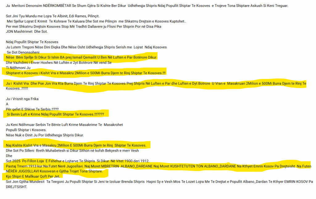 Who spreads this dangerous propaganda in Kosovo? Are you aware? Who spreads this dangerous propaganda in Kosovo? Are you aware?