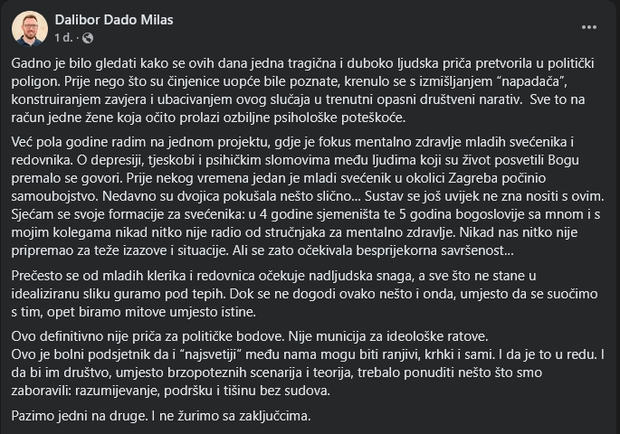 In my opinion, the only good answer to the case of an injury to a lady in Zagreb (warning: sensitive topics)
