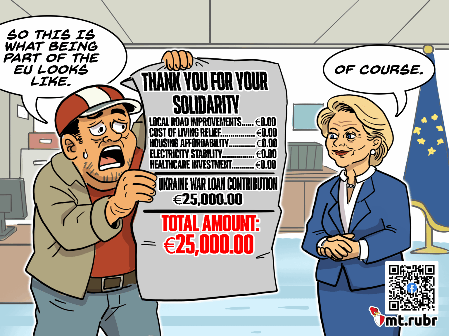 [mt.rubr] EU agrees €90bn loan for Ukraine, backed by EU budget (not Russian assets)