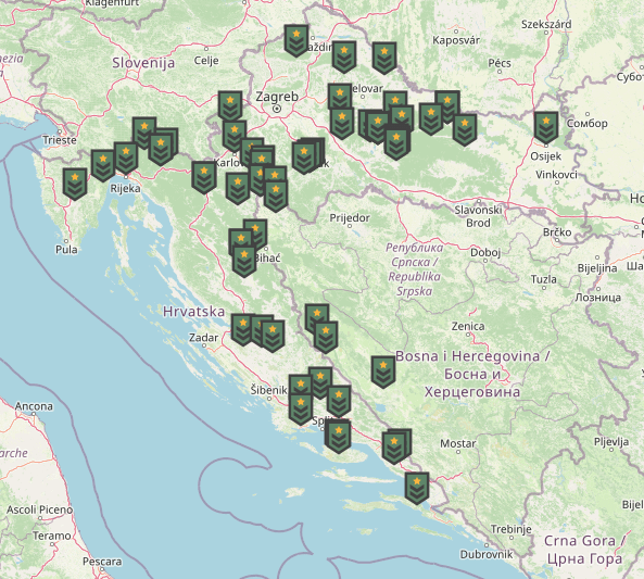 Croatian brigades in NOB