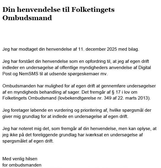 Grumpy old man 3.0: Response from the Ombudsman